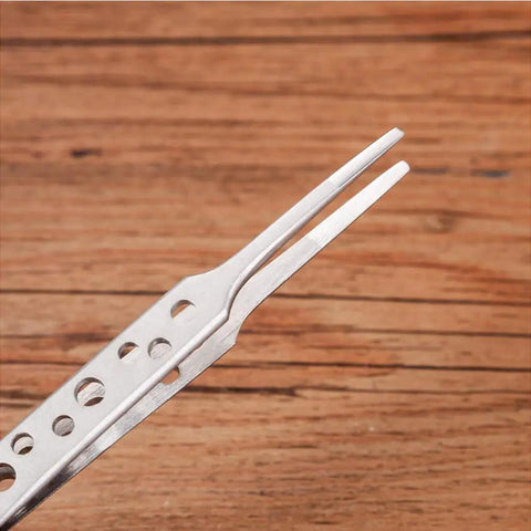 Five Piece Stainless Steel Tweezers Set For Electronics Repair And Crafting With Anti Slip Grip Non Magnetic Tips Rust Resistant Build
