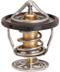 Beefy Heavy Duty Engine Coolant Thermostat Drop In Replacement Fits Pontiac Firebird Grand Prix GTO And Saab 97X showing assembly with spring detail.