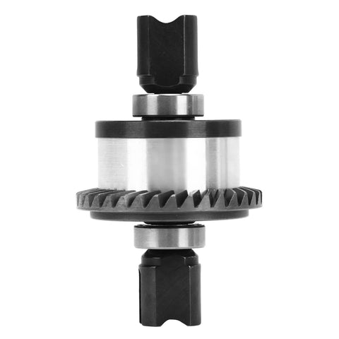Close-up of Universal Metal RC Front And Rear Differential Gear for ZD Racing MX 07 1 by 7 Scale Truck showing aluminum alloy and steel construction.