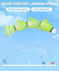 12 Pack Nylon Badminton Shuttlecocks For Backyard Fun And Outdoor Play, Wind Resistant 5.5g Weighted Birdies In Flight