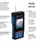 Beast Of A Blaze Outdoor Connected Laser Measure With 400 Ft Range, 5 MP Digital Viewfinder, Backlit Color Display, details and features