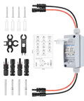 Heavy Duty Solar Panel Disconnect Switch 1000V 60A IP65 Breaker Box with 2P DC Miniature Circuit Breaker for PV System and Outdoor Battery