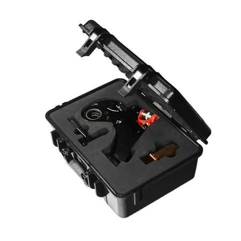Workhorse Hydraulic Torque Wrench Kicks Out 10000 Nm Twist On 1 1/2 Inch Square Drive Built From Heavy Duty Alloy Steel With Flex Hose For Tight Quarters in protective case.