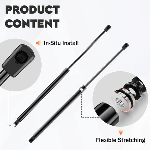Rear Hatch Lift Supports Shocks Struts Gas Springs For 1995-2004 GMC Yukon 1999-2004 Cadillac Escalade installation details