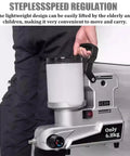 Killer 1600W Airless Paint Sprayer With Sixteen Foot Hose, High Pressure Wall And Ceiling Paint Gun for easy transport and set up.