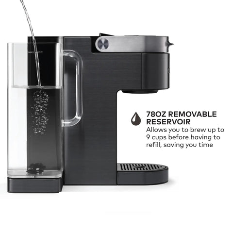 Smart No Fuss Coffee Maker With BrewID And MultiStream Technology For Custom K Cup Pod Brews 78 Oz Water Reservoir Black