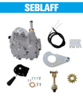 Forward And Reverse Transmission Kit With 530 Chain For 420cc 11 18 HP Engines Beefy Aluminum Alloy Build Easy Install Reliable Power Transfer Replacement Part For Go Karts ATVs And Small Off Road Machines, gearbox kit with cable