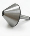 Bull Nose Live Center For Lathe MT3 75 Degree, Heavy Duty Alloy Steel Center For Hollow Turning Pipes, 4 Inch Size