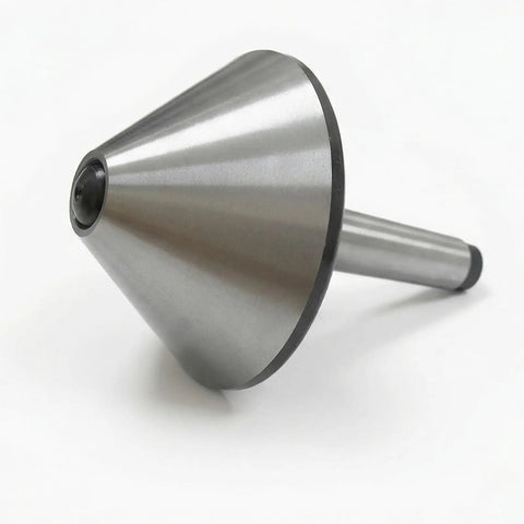 Bull Nose Live Center For Lathe MT3 75 Degree, Heavy Duty Alloy Steel Center For Hollow Turning Pipes, 4 Inch Size