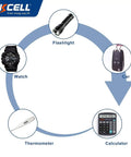 Rock Solid AG3 LR41 392 Button Battery Delivers Dead Reliable 1.5V Alkaline Power for devices like thermometers and watches.