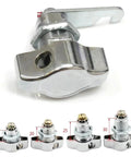 Keyless Cam Lock Handle For Drawers And Cabinets With Hook, Zinc Alloy Locker Lock For Cabinets, Drawers, And Yacht Accessories
