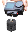 Seventeen Millimeter Ball Socket To One Fourth Twenty Thread Camera Mount Adapter For Car Mounts And Tripods, Portable Screw Adapter For Vehicle Phone Stands, Live Streaming Gear, Quick Release And Easy Setup, black 17mm to 1/4-20