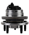 Front view of 513214 Front Wheel Hub Assembly Pair Fits Chevy Malibu 04-12 Cobalt HHR 08-10 Pontiac G6 05-10 Saturn Aura 07-09