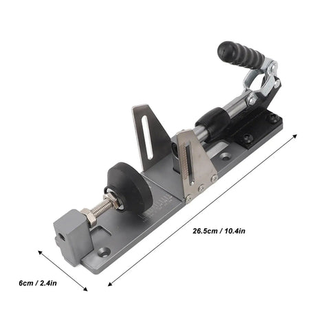 Pro Grade Aluminum Pocket Hole Jig Kit With Dowel Drill And Joinery Screws Woodworking Guides For Precise Angle Joints tool.