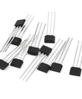 Top Shelf A3144 Three Pin Hall Effect Switch Sensor for DIY projects, 3 pin, black housing, reliable magnetic detection.