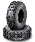 Set Of 2 13X5-6 ATV Go Kart Tires Non Directional Tread For Maximum Grip Cornering Stability And Easy Clean Out Wheels Not Included