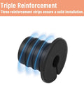 Cable Grommet Routing Kit For 3/4 Inch Wall Hole With Silicone Cable Pass And Anti Slip Grommets, close-up with triple reinforcement