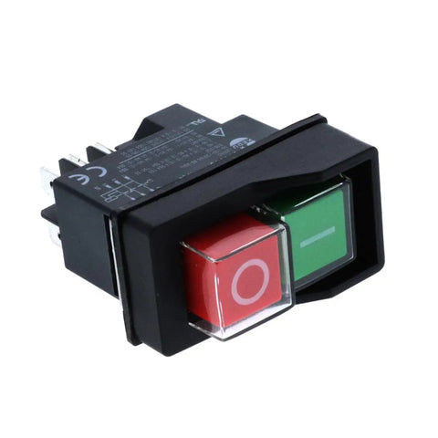 N603746 Table Saw Switch Replacement 2.15x3.8x2 Inches For Dewalt DWE7485 DWE7491RS Power On Off Trigger Switch Durable Easy Install Replacement Part Now black rocker switch with red and green buttons