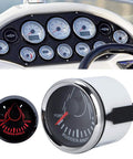 Universal Boat Rudder Angle Indicator With Beefy 0 to 190 Ohm Gauge Backlit Marine Display For Yachts And Boats IP67 Waterproof Rudder Sensor Pro Grade Performance 32V Systems Compatible, 52mm gauge