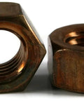 Silicon Bronze Hex Nuts One Half Inch By Thirteen Threads Per Inch Three Quarter Inch Across Flats Seven Sixteenth Inch Thick Pack Of Twenty Five Durable Corrosion Resistant Fasteners For Marine Plumbing And Machinery