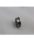 Precision Flanged Ball Bearing F609ZZ 9X24X7 MM Deep Groove Design Made From Premium 52100 Chrome Steel, side view, industrial use.