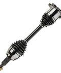 Built Different Front CV Axle Shafts Pair Engineered Rock Solid for 4X4 Rigs; single CV axle with rubber boots and metal parts.