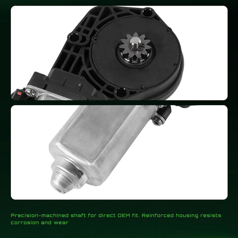 Ford Mustang Power Window Motor Front And Rear Driver Side Direct Replacement For 1994 Through 2004 With OE Style Mounting Easy Install Replaces 1R3Z7623395-AA And F6ZZ6323394-AA