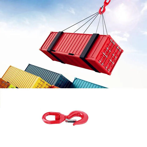 Heavy Duty 15 Ton Swivel Lifting Hook With Secure Latch Built Tough Like A Tank For Crane Or Forklift Use Drop Forged Alloy Steel workhorse for lifting cargo.