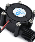 Close-up of a Turn Your Water Into Juice With This Home Power Generator Kit 80V 12V 5V 10W Hydro Turbine Tap Wheel
