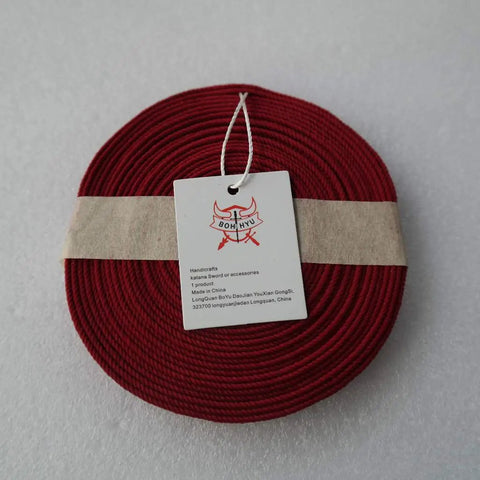 Silk Ito Sageo Wrapping Cord Sixteen Point Four Ft For Katana Wakizashi Samurai Swords with product tag