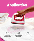 Go To Nonstick Teflon Paper For Heat Press Pro Grade Ten Sheets Eight Point Five By Eleven Inches Heat Resistant And Reusable