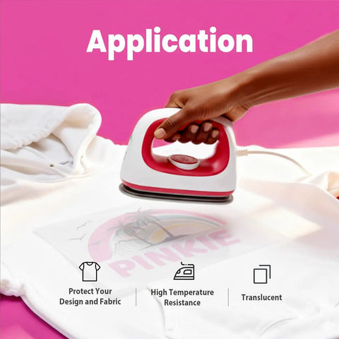 Go To Nonstick Teflon Paper For Heat Press Pro Grade Ten Sheets Eight Point Five By Eleven Inches Heat Resistant And Reusable