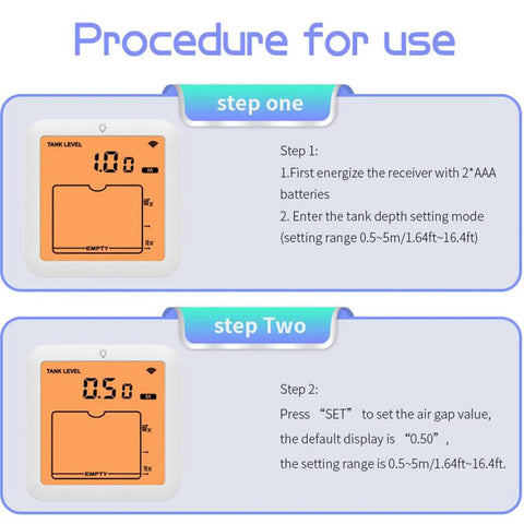 No Fuss Ultrasonic Water Level Monitor With Digital Readout And High Sensitivity Sensor installation guide