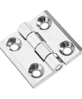 Concealed Rotating Cabinet Door Hinge Heavy Duty Zinc Alloy Butt Hinge Easy Install Silver 40x40MM