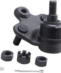 Front Ball Joints and Sway Bar End Links Kit for 2006-2011 Honda Civic and Acura CSX, heavy-duty black ball joint with hardware