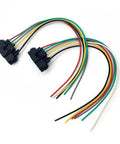 2-Pack 6-Pin Throttle Body Pigtail TPS Repair Connector Kit, 6-Way Sensor Wiring Harness Plug, Universal Fit For Most Cars, Trucks, SUVs