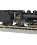 Dope 2-6-2 Steam Locomotive With Tender N Scale Model For Realistic Railroading on track, features die cast chassis, 1:160 scale