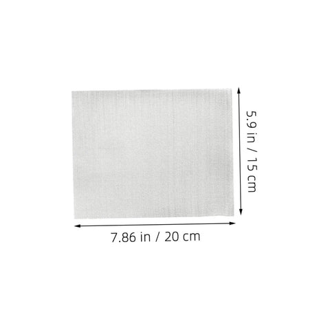 10 Piece Auto Repair Mesh Screen Stainless Steel Welded Wire Mesh For Bumper Repair And Fender Fix Quick DIY Patch For Cars Trucks Kayaks And Plastic Parts Durable Stainless Steel Screen For Fast Patch Jobs, dimensions 7.86 x 5.9 inches.