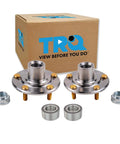 2 Piece Front Wheel Bearing And Hub Kit For Honda Accord Civic Element Tl Tsx And Acura Ilx Ride Ready Heavy Duty Hub Bearings Set With Sealed Bearings