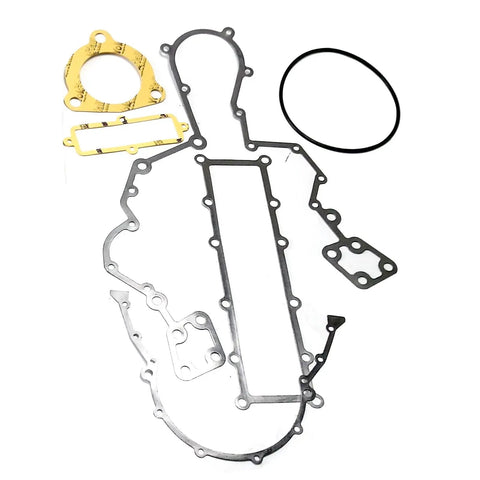 Dead Nuts C11 Diesel Engine Full Gasket Set For 14M Motor Grader Rig Workhorse Slick Overhaul Kit showing gasket components on white background.