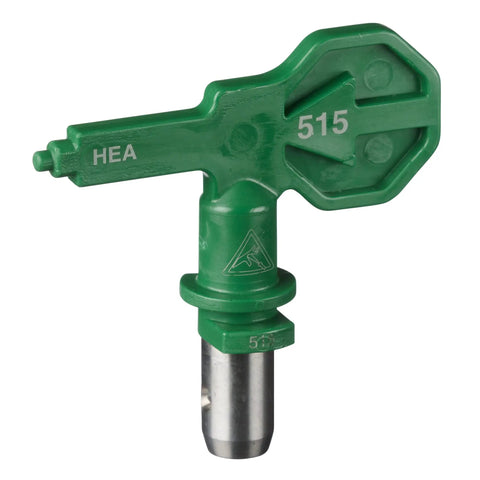 High Efficiency Airless 515 Reversible Spray Tip for Solid Stain Paint and Primer, 10 to 12 Inch Spray Pattern, Green Design