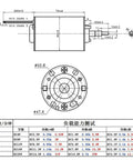 Technical diagram of Compact Wind Turbine Generator 36W 40W 12 to 24V DC Permanent Magnet Motor Dual Purpose system.