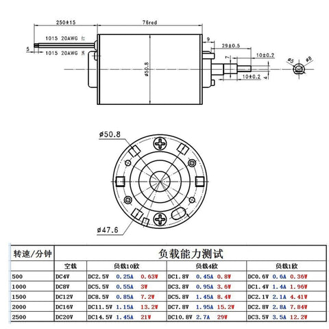 Technical diagram of Compact Wind Turbine Generator 36W 40W 12 to 24V DC Permanent Magnet Motor Dual Purpose system.