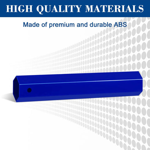 Blue ABS Hex Lug Nut Cover Socket Installation Tool For 1.5-Inch And 32mm/33mm Lug Covers On Semi Trucks And Heavy Duty Vehicles