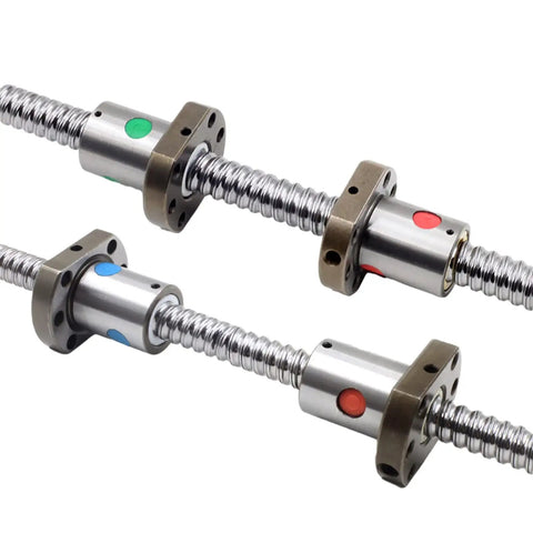 32mm Bidirectional Left And Right Hand Ball Screw Kit SFU3210 RM3210 2250mm Long With 2 Nuts 2 Nut Housings Coupler BK BF25