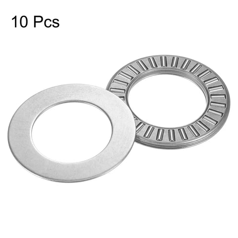 Heavy Duty Thrust Needle Roller Bearings With Washers NTA1423 7/8 Inch Bore, 1-7/16 Inch OD, 5/64 Inch Thick, 10 Pc Set