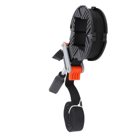 Quick Tension Adjustable Strap Clamp For Pro Level Woodworking And Swifter Picture Frame Assembly Featuring A Heavy Duty 32 Foot Nylon Webbing Strap With Slick Lever Action And No Fuss Rotation Handles