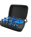 11 Pc Diamond Core Hole Saw Set 6 To 65mm For Tile Marble And Granite Drilling With Balanced Rotation Compact Kit Professional Grade Tools, open case