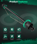 Tough As Nails Adjustable PTO Shaft With 48 To 80.5 Inch Telescopic Design And One Inch Three Eighths Spline for tractor applications.