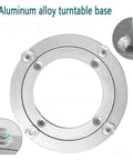 Heavy Duty Lazy Susan Turntable Base With Smooth 360 Spin Aluminum Alloy Circular Bearing Plate for stable table rotation